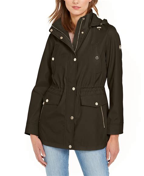 michael kors women's winter coat|michael kors anorak women's jacket.